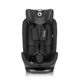 Scaun auto, Lionelo, Harper i-Size, Isofix, Cu centura TopTether, Cu spatar inclinabil in 5 pozitii, Cu tetiera reglabila in 13 pozitii, Cu tehnologie Dri Seat, Instalare cu fata inainte, 9-36 kg, 76-150 cm, Conform cu ECE R129, Gri