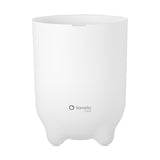 Cos pentru scutece, Lionelo, Capacitate 10 l, Sistem etans impotriva mirosurilor, Compatibil cu saci universali, Operare cu o mana, Alb