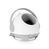 Cos pentru scutece, Lionelo, Capacitate 10 l, Sistem etans impotriva mirosurilor, Compatibil cu saci universali, Operare cu o mana, Alb