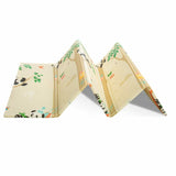 Covoras de joaca, Bocioland, Panda, Pliabil, Protectie impotriva loviturilor, Dimensiune mare, 180 x 150 cm, Cu Imprimeu pe ambele parti, Potrivit pentru utlizare atat in interior, cat si in exterior