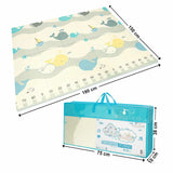 Covoras de joaca, Bocioland, Water City, Pliabil, Protectie impotriva loviturilor, Dimensiune mare, 180 x 150 cm, Cu Imprimeu pe ambele parti, Potrivit pentru utlizare atat in interior, cat si in exterior