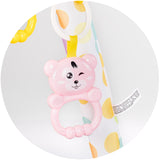 Covoras de joaca cu pian Chipolino Zoo Party blue