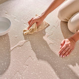 Covoras educativ, Lionelo, Yoka, Din spuma XPE non-toxica, Tip puzzle, 6 piese, Cu doua fete, Suprafata antiderapanta, 173x116 cm, Grosime 1.5 cm, Bej