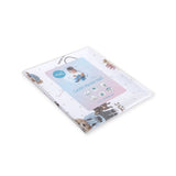 Covoras impermeabil pentru copii, Ceba Baby, Rezistent la pete, Sigur pentru pielea bebelusului, Usor de curatat, 120x120 cm, Fluffy Puffy Teddy Bears Team, Multicolor