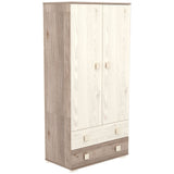 Dulap cu 2 usi si 2 sertare Hubners Sofia crem nisip