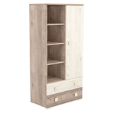 Dulap cu o usa si 2 sertare Hubners Sofia crem nisip