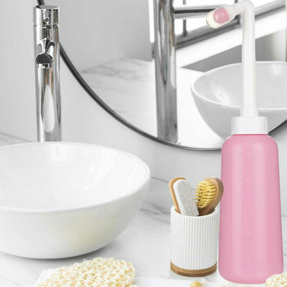 Dus vaginal, Bocioland, Pentru igiena intima, Util in perioada postpartum, Portabil, 500 ml, Roz