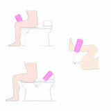 Dus vaginal, Bocioland, Pentru igiena intima, Util in perioada postpartum, Portabil, 500 ml, Roz