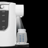 Aparat pentru incalzirea si declorizare apei, Lionelo, Babypresto, Pentru prepararea laptelui praf, Functie de incalzire si dozare a apei, Cu afisaj digital LED, Cu rezervor de 2 L, Alb