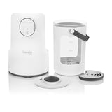 Aparat pentru incalzirea si declorizare apei, Lionelo, Babypresto, Pentru prepararea laptelui praf, Functie de incalzire si dozare a apei, Cu afisaj digital LED, Cu rezervor de 2 L, Alb