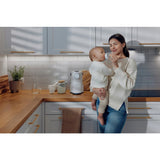 Aparat pentru incalzirea si declorizare apei, Lionelo, Babypresto, Pentru prepararea laptelui praf, Functie de incalzire si dozare a apei, Cu afisaj digital LED, Cu rezervor de 2 L, Alb