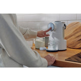 Aparat pentru incalzirea si declorizare apei, Lionelo, Babypresto, Pentru prepararea laptelui praf, Functie de incalzire si dozare a apei, Cu afisaj digital LED, Cu rezervor de 2 L, Alb