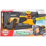 Excavator Dickie Toys Volvo Tracked Excavator 23 cm cu lumini si sunete