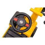 Excavator ride on, Baby Mix, Cat, Pana la 25 kg, Cu volan, Cu sunete, Cu suport jucarii sub sezut, 24 luni+