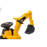 Excavator ride on, Baby Mix, Cat, Pana la 25 kg, Cu volan, Cu sunete, Cu suport jucarii sub sezut, 24 luni+