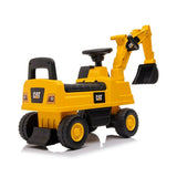 Excavator ride on, Baby Mix, Cat, Pana la 25 kg, Cu volan, Cu sunete, Cu suport jucarii sub sezut, 24 luni+