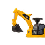 Excavator ride on, Baby Mix, Cat, Pana la 25 kg, Cu volan, Cu sunete, Cu suport jucarii sub sezut, 24 luni+