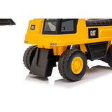 Excavator ride on, Baby Mix, Cat, Pana la 25 kg, Cu volan, Cu sunete, Cu suport jucarii sub sezut, 24 luni+