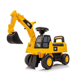 Excavator ride on, Baby Mix, Cat, Pana la 25 kg, Cu volan, Cu sunete, Cu suport jucarii sub sezut, 24 luni+