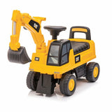 Excavator ride on, Baby Mix, Cat, Pana la 25 kg, Cu volan, Cu sunete, Cu suport jucarii sub sezut, 24 luni+
