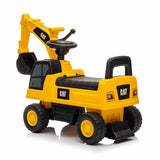 Excavator ride on, Baby Mix, Cat, Pana la 25 kg, Cu volan, Cu sunete, Cu suport jucarii sub sezut, 24 luni+