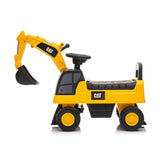 Excavator ride on, Baby Mix, Cat, Pana la 25 kg, Cu volan, Cu sunete, Cu suport jucarii sub sezut, 24 luni+