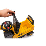 Excavator ride on, Baby Mix, Cat, Pana la 25 kg, Cu volan, Cu sunete, Cu suport jucarii sub sezut, 24 luni+