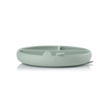 Farfurie BLW, Jane, Din silicon, Cu ventuze, 17 x 17 x 4 cm, BPA Free, Mint