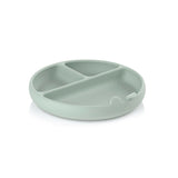 Farfurie BLW, Jane, Din silicon, Cu ventuze, 17 x 17 x 4 cm, BPA Free, Mint