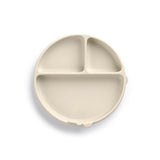 Farfurie BLW, Jane, Din silicon, Cu ventuze, 17 x 17 x 4 cm, BPA Free, Sand