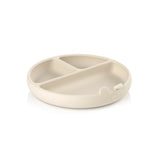 Farfurie BLW, Jane, Din silicon, Cu ventuze, 17 x 17 x 4 cm, BPA Free, Sand