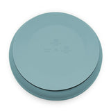 Farfurie, Petite&Mars, Take&Match, Din silicon, Cu ventuza, Fara BPA, Adecvata pentru masina de spalat vase si microunde, Nu absoarbe mirosuri, 6 luni+, 400 ml, Frosted Sky, Albastru