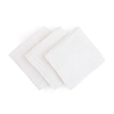 Set 3 scutece, Feedo, Din muselina, Multifunctionale, Din bumbac certificat Oeko-Tex Standard 100, 68x68 cm, 0 luni+, Alb