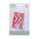 Set protectIi, Feedo, Pentru colturi ascutite, Usor de instalat, 4 x 4 x 1.5 cm, 4 bucati, Transparent