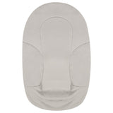 Fotoliu balansoar, Lionelo, Lilac, Cu arcada cu jucarii, Ergonomic, Reglare spatar in 3 pozitii, Pernuta moale invelita in tesatura de bambus, Pliabil, 0-6 luni, Bej