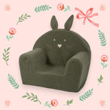 Fotoliu din burete, Bubaba, Bunny, Pentru copii, 9 luni-5 ani, Green