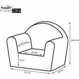 Fotoliu din burete, Bubaba, Cozy Teddy, Pentru copii, 9 luni-5 ani, Brown