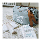 Geanta mamici, FreeON, Spatioasa si practica, Cu multiple buzunare, Include si 2 genti mai mici, utile pentru lucrurile bebelusului, Blue