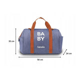 Geanta pentru mamicI, Lionelo, Ida, Cu multiple compartimente, Albastru