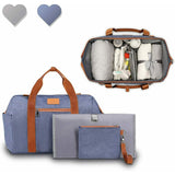 Geanta pentru mamicI, Lionelo, Ida, Cu multiple compartimente, Albastru