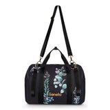 Geanta pentru mamici, Lionelo, Ida, Golden Moments, Editie limitata, Cu multiple compartimente, Negru