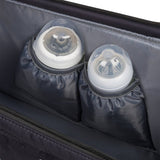 Geanta pentru mamici, Lionelo, Ida, Golden Moments, Editie limitata, Cu multiple compartimente, Negru