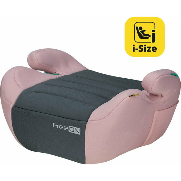 Inaltator auto, FreeON, Comfy, Pentru copii, I-size, 125-150 cm, Orientare in sensul directiei de mers, Conform cu standardul european de securitate ECE R129, Prink/Grey