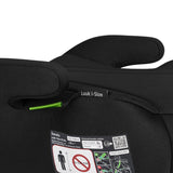 Inaltator auto, Lionelo, Luuk i-Size, Universal, Instalare FWF, Cu husa detasabila, Cu cotiere, 125-150 cm, Conform cu R129, Negru