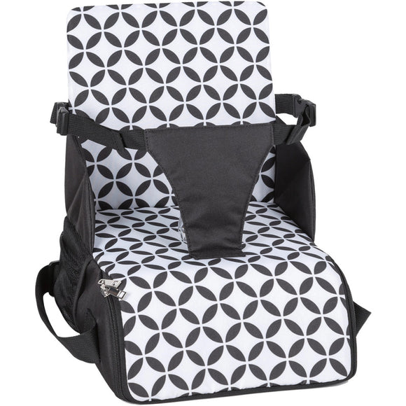 Inaltator scaun masa, FreeON, Fold and Go, Portabil 2 in 1, Conform cu standardele europene EN16120, EN71-3:2021, Black and White