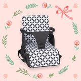 Inaltator scaun masa, FreeON, Fold and Go, Portabil 2 in 1, Conform cu standardele europene EN16120, EN71-3:2021, Black and White