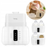 Incalzitor biberoane, Lionelo, ThermUp Duo, 6 moduri de operare, Incalzire, Pastrare temperatura, Decongelare, Senzor pentru temperatura, Oprire automata, Panou tactil, Pentru 2 biberoane simultan, fara BPA, Alb