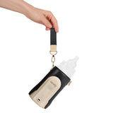 Incalzitor biberoane, Lionelo, ThermUp Go Evo, Portabil, Cu 5 niveluri de incalzire, Cu buton Safety Control, Mentinere caldura pana la 9h, Incarcare USB, Negru/Auriu