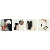 Incalzitor biberoane, Lionelo, ThermUp Go Evo, Portabil, Cu 5 niveluri de incalzire, Cu buton Safety Control, Mentinere caldura pana la 9h, Incarcare USB, Negru/Auriu