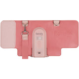 Incalzitor biberoane, Lionelo, ThermUp Go Evo, Portabil, Cu 5 niveluri de incalzire, Cu buton Safety Control, Mentinere caldura pana la 9h, Incarcare USB, Roz